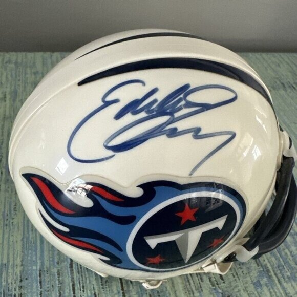 Tennessee Titans EDDIE GEORGE Signed Autographed NFL Mini Helmet Running Back - Picture 2 of 12